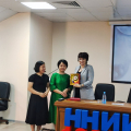 The institute was hosting a joint Russian-Vietnamese scientific seminar