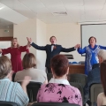 Администрация института и Профсоюзный комитет подарили сотрудникам праздничный концерт, приуроченный к Дню Победы в Великой Отечественной войне
