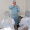 An institute employee conducted a training seminar for employees of the Kstovo Central District Hospital